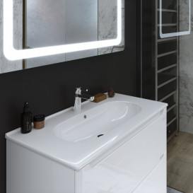 Тумба Sanwerk Vega Air 81 см с раковиной Клеа МДФ белый MV0000814