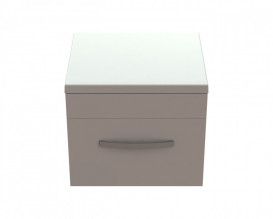 Тумба Snail Адель із раковиною Сакура 50х45 см фарбований МДФ/ливарний мармур білий 500KM177