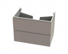 Тумба Snail Элегия с раковиной Атлант 80х48,5 см крашенный МДФ/литьевой мрамор белый 800КМ163/800