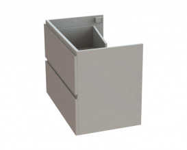 Тумба Snail Элегия с раковиной Атлант 80х48,5 см крашенный МДФ/литьевой мрамор белый 800КМ163/800