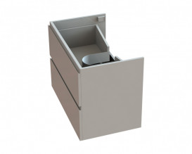 Тумба Snail Элегия с раковиной Орфей 80х48,5 см крашенный МДФ/литьевой мрамор белый 800КМ165/800