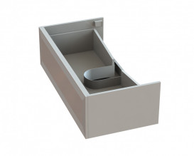 Тумба Snail Глорія з раковиною Орфей 99х48,5 см фарбований МДФ 990КМ165