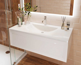 Тумба Snail Глорія з раковиною Орфей 99х48,5 см фарбований МДФ 990КМ165