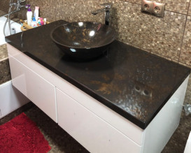 Тумба Snail Венера з раковиною Камелія 120х55 см фарбований МДФ/мармур ливарний білий 1200KM147