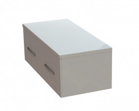 Тумба Snail Венера з раковиною Лотос 120х55 см фарбований МДФ/ливарний мармур білий 1200KM173