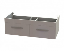 Тумба Snail Венера с раковиной Олимпия 120х55 см крашенный МДФ/литьевой мрамор белый 1200KM150