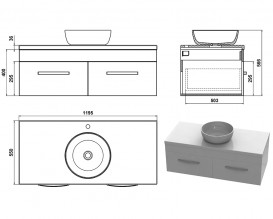 Тумба Snail Венера с раковиной Сакура 120х55 см крашенный МДФ/литьевой мрамор белый 1200KM177