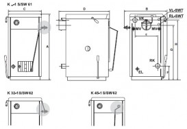 Твердотопливный котел Bosch Solid 2000 B-2 K 32-1 S62 напольный одноконтурный 7742111080