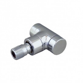 Кутовий вентиль Oventrop Combi E на зворотну підводку серії E хром 1166052