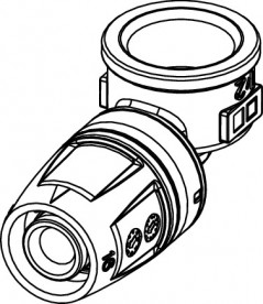 Уголок соединительный TECE TECElogo-Push с муфтой 32xRp 1'' бронза/кремниевая бронза 8713206