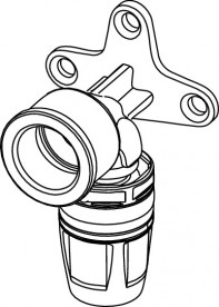 Куточок TECE TECElogo-Push з настінним кріпленням 20xRp 1/2'' бронза/кремнієва бронза 8723004