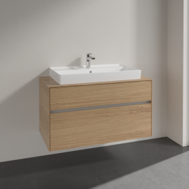 Тумба под раковину Villeroy & Boch Collaro 100х50 см ДСП северный дуб C02000VJ