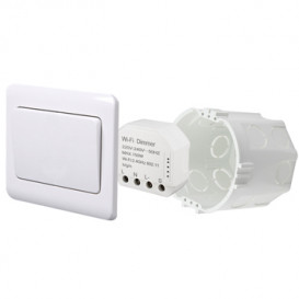 Умный выключатель-регулятор Tervix Pro Line WiFi Dimmer 1 клавиша 435421