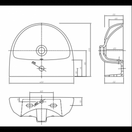 Раковина для ванной подвесная Kolo Nova Pro M32145000