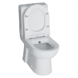 Унитаз-биде компакт пристенный Volle Virgo с сиденьем Slim Soft Close белый 13-23-303