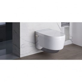 Унітаз-біде підвісний Geberit AquaClean Mera Classic панель хром 146.200.21.1