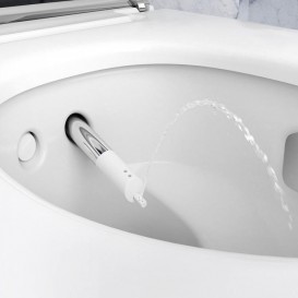 Унітаз-біде підвісний Geberit AquaClean Mera Classic панель хром 146.200.21.1