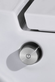 Унитаз-биде подвесной Laufen Cleanet Navia безободковый 37х58 см санитарная керамика белый с покрытием LCC H8206014007171