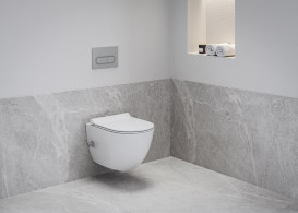 Унітаз-біде навісний Ravak Uni Chrome RimOff 35,5х51 см кераміка білий X01912