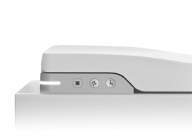 Унитаз-биде подвесной Roca Inspira In-wash Rimless с подключением к сети керамика белый A803060001