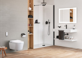 Унітаз-біде підвісний Roca Inspira Vortex In-Wash In-Tank 39х53 см з сидінням та бачком сантехнічна кераміка білий A803094001