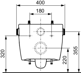 Унитаз-биде подвесной TECE TECEneo 36,8х54 см безободковый керамика белый 9700205