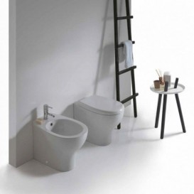 Унитаз Galassia Eden напольный без бачка без сиденья белый 7213