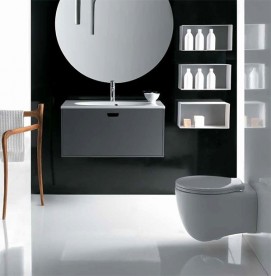 Унітаз Galassia Ergo підвісний без бачка без сидіння білий 7109