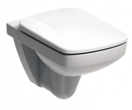 Унітаз Kolo Nova Pro з сидінням інсталяцією Geberit Duofix і змивний клавішею Delta 51 M39018000 + 458.178.11.1