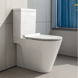 Унитаз-компакт Catalano Zero с бачком и крышкой керамика белый 1MZERO1