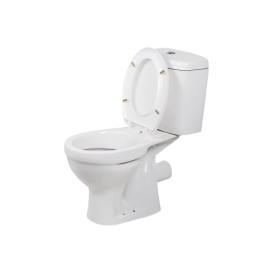 Унітаз компакт Insana Deli 36,5х77,5 см з бачком та сидінням з кришкою кераміка білий А0055623