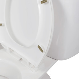 Унитаз компакт Insana Deli 36,5х77,5 см с бачком и сиденьем с крышкой керамика белый А0055623