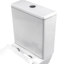 Унітаз компакт Insana Fabio W 37х61 см з бачком та сидінням з кришкою кераміка білий А0055231