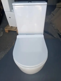 Унитаз компакт Insana Kamei 38х63 с бачком и сиденьем с крышкой керамика белый А0054433