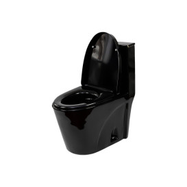 Унітаз компакт Insana Marvin BG 37х68 см з бачком та сидінням з кришкою кераміка чорний А0054427