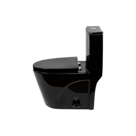 Унітаз компакт Insana Marvin BG 37х68 см з бачком та сидінням з кришкою кераміка чорний А0054427