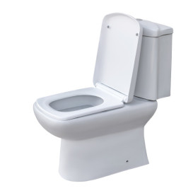 Унитаз компакт Insana Nensi 39х71 см с бачком и сиденьем с крышкой керамика белый А0054431