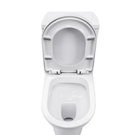 Унітаз компакт Insana Ronan 40х72 см з бачком та сидінням з кришкою кераміка білий А0055229