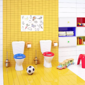 Унитаз-компакт Kolo Bambi 29х59,5 с сиденьем сантехнический фарфор белый 109900UA