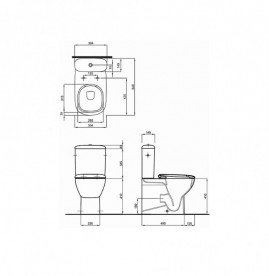 Унитаз-компакт Kolo Style Rimfree L29020000