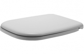 Унітаз підлоговий укорочений Duravit колекція D-Code WC 21110900002 + Сидіння 006739