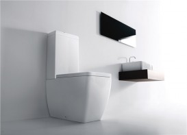 Унітаз-компакт підлоговий Kerasan Ego з кріпленням білий 321 701