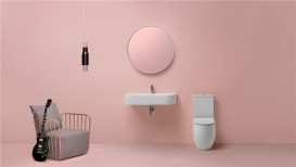 Унитаз-моноблок напольный Kerasan Flo с крепежом белый 311701