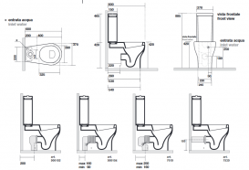 Унітаз-компакт підлоговий Kerasan K09 біле 451 701