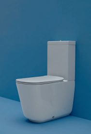 Сливной бачок для унитаза моноблок Kerasan Aquatech керамический белый 378101