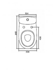 Унитаз-компакт напольный Kolo Freja 35,4х64 см с бачком и крышкой Soft-Close Click2Clean L7922100U