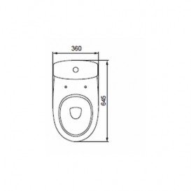 Унітаз-компакт підлоговий Kolo Status 36х64,5 см з бачком і кришкою Soft-Close Click2Clean 2395250UA