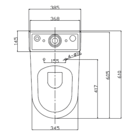 Унитаз-компакт напольный Ravak Concept Slim Combi RimOff 38,5х61 см с сиденьем керамика белый глянец RKUM100010