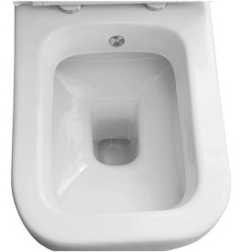Унитаз-компакт с функцией биде Аквародос Noura 36,5х62 см с сиденьем Slim Soft-Close фарфор белый АР000040716