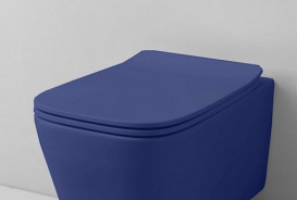 Унитаз напольный ArtCeram A16 безободковый 36х52,5 см керамика синий ASV004 16;00